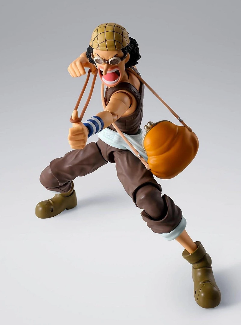 Bandai Namco One Piece S.H.Figuarts Usopp Figure (Romance Dawn Ver.)