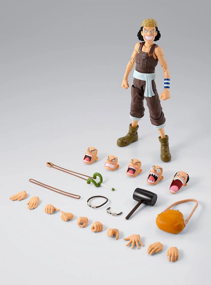 Bandai Namco One Piece S.H.Figuarts Usopp Figure (Romance Dawn Ver.)