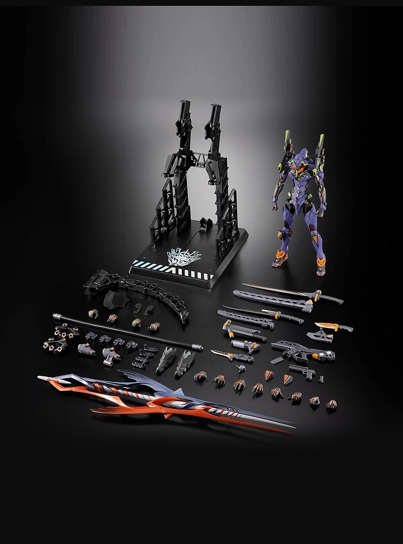 Bandai Namco Rebuild of Evangelion Metal Build Evangelion 01 Test Type 01 (30th Eith The Spear of Gaius) Figure
