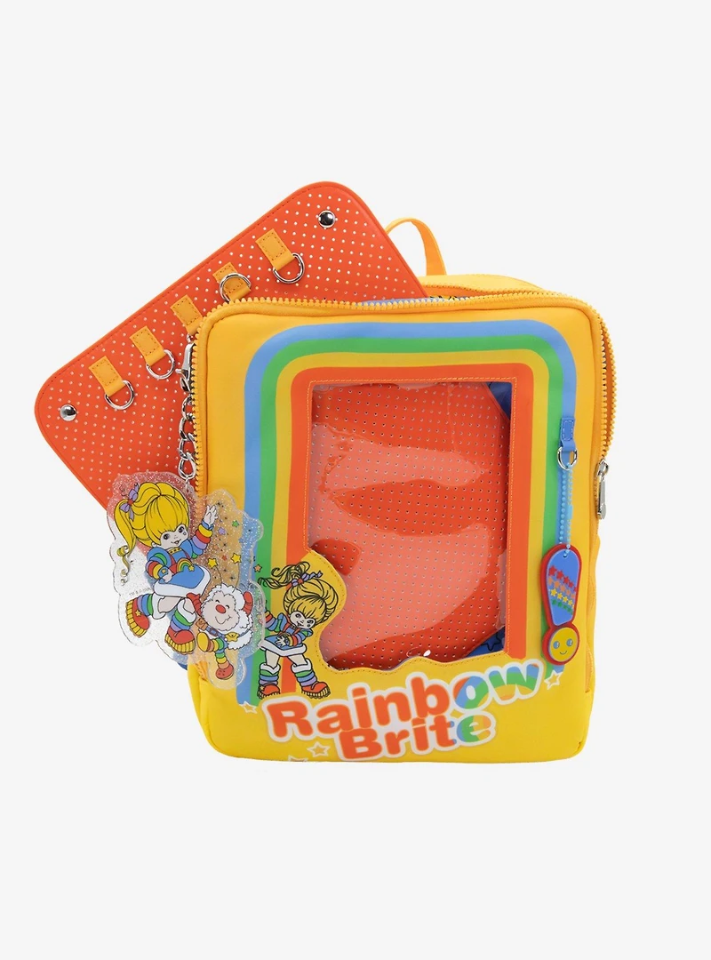 Whatever! Makes You Happy Rainbow Brite Pin Display Mini Backpack