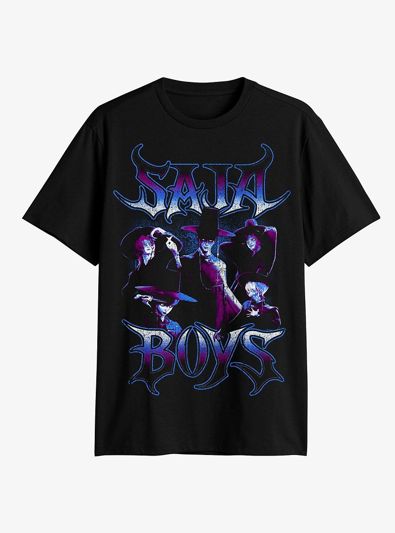 KPop Demon Hunters Saja Boys Group Portrait T-Shirt - BoxLunch Exclusive