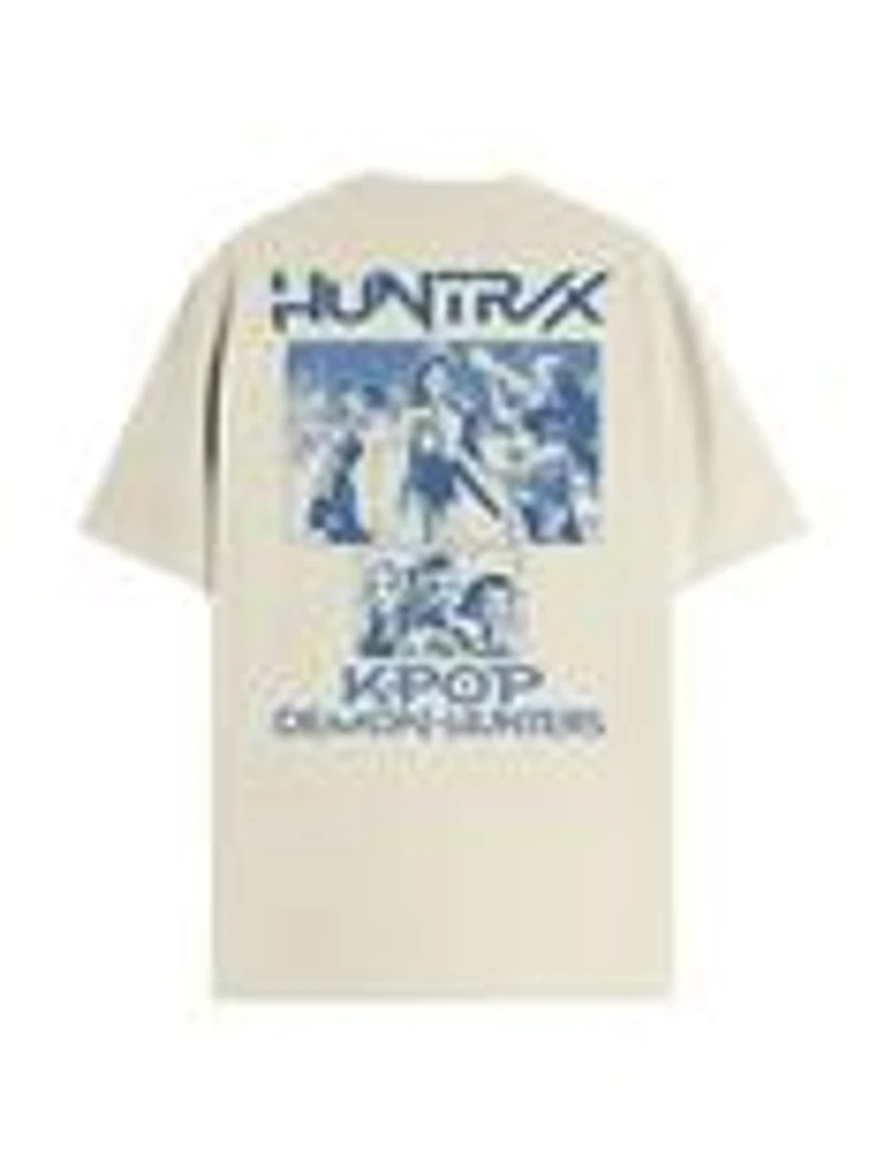 KPop Demon Hunters HUNTR/X Tonal Logo T-Shirt - BoxLunch Exclusive
