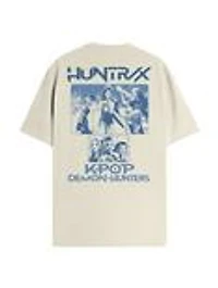 KPop Demon Hunters HUNTR/X Tonal Logo T-Shirt - BoxLunch Exclusive