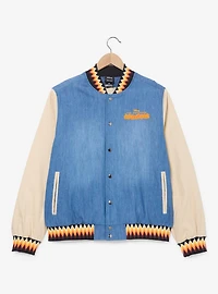 Disney The Emperor's New Groove Denim Varsity Jacket - BoxLunch Exclusive