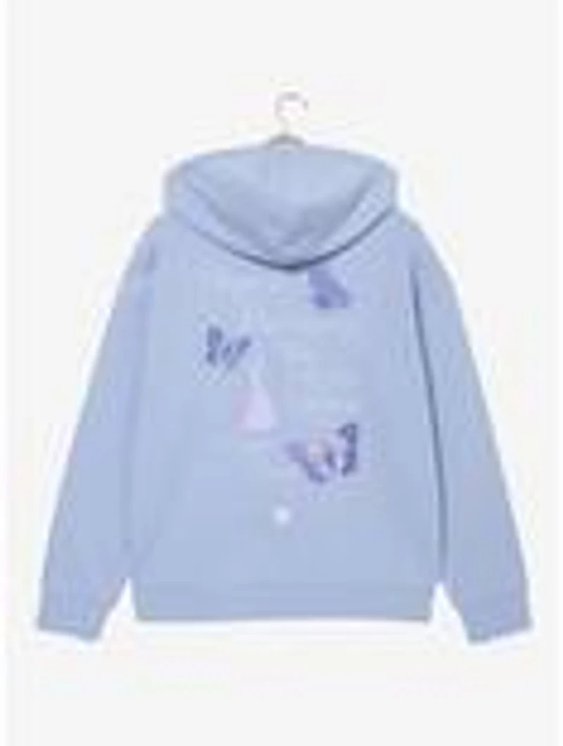 Wicked Glinda Embroidered Butterflies Women's Hoodie - BoxLunch Exclusive