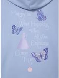 Wicked Glinda Embroidered Butterflies Women's Hoodie - BoxLunch Exclusive