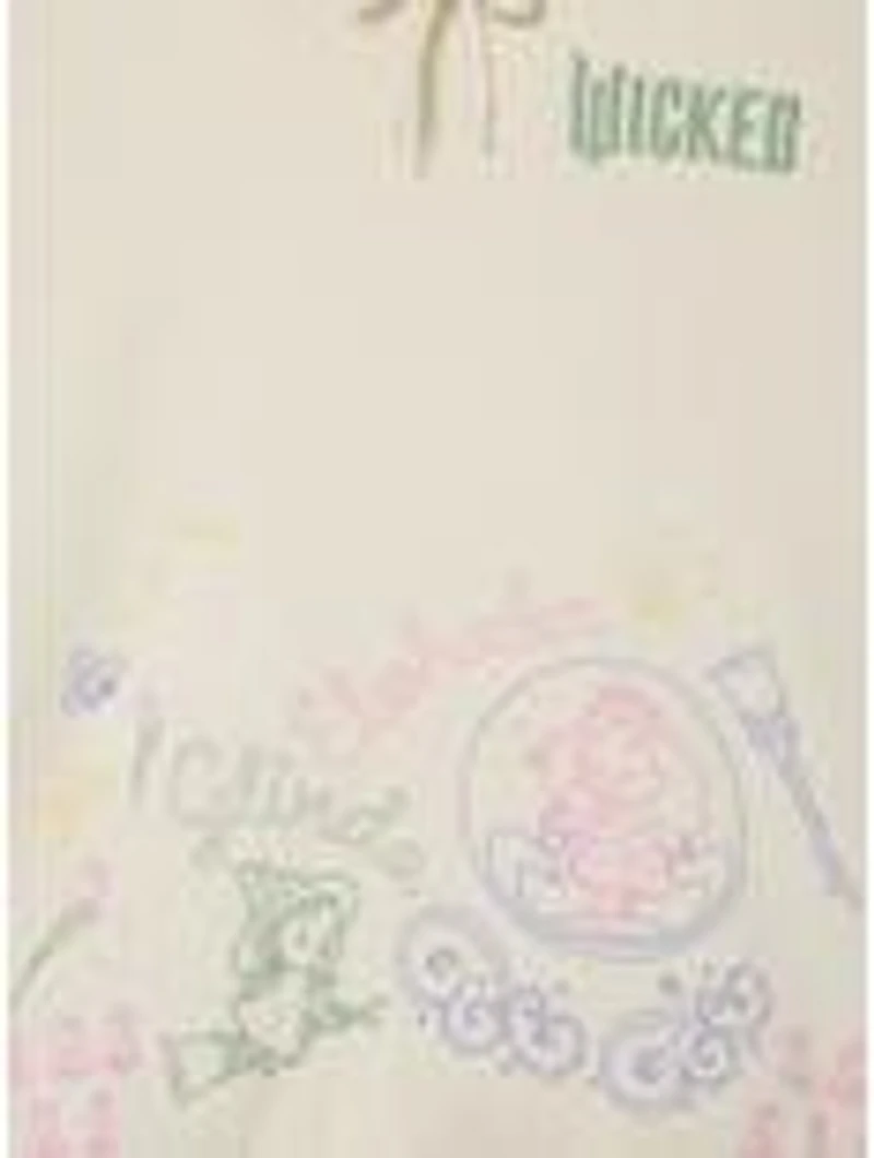 Wicked Glinda & Elphaba Embroidered Doodle Women's Hoodie - BoxLunch Exclusive