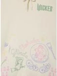 Wicked Glinda & Elphaba Embroidered Doodle Women's Hoodie - BoxLunch Exclusive