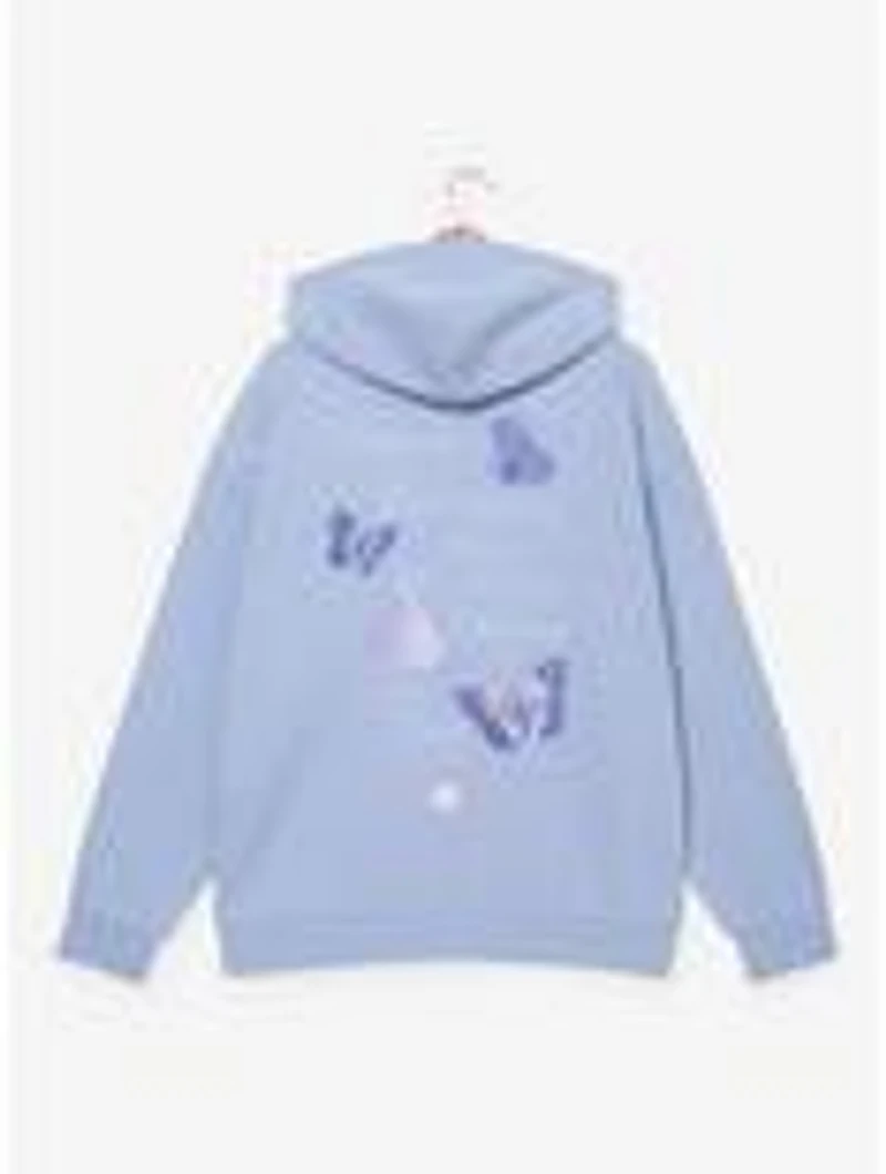 Wicked Glinda Embroidered Butterflies Women's Plus Hoodie - BoxLunch Exclusive