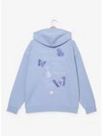 Wicked Glinda Embroidered Butterflies Women's Plus Hoodie - BoxLunch Exclusive