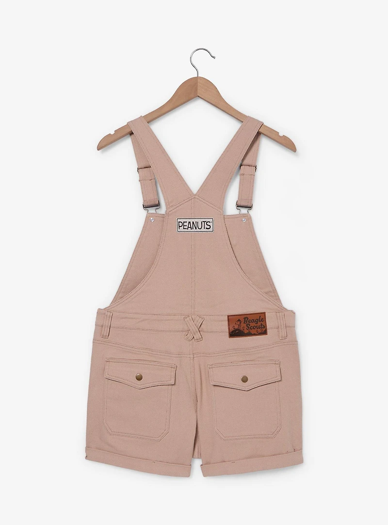 Peanuts Beagle Scouts Women's Short Overalls — BoxLunch Exclusive