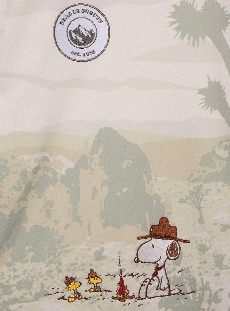 Peanuts Snoopy Beagle Scouts Scenic Crewneck — BoxLunch Exclusive