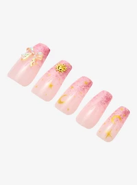 Pink Celestial Icons Faux Nail Set — BoxLunch Exclusive
