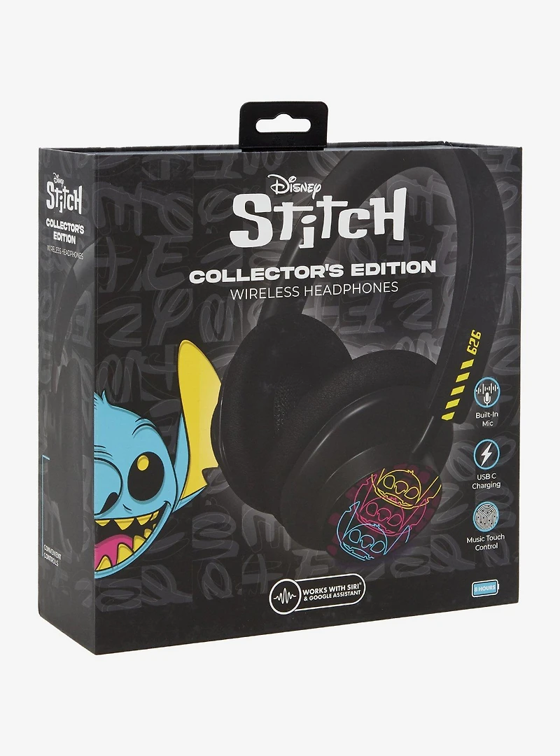 Disney Lilo & Stitch Neon Stitch Collector's Edition Wireless Headphones