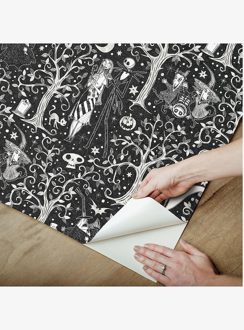 Disney Nightmare Before Christmas Black Forest Peel & Stick Wallpaper