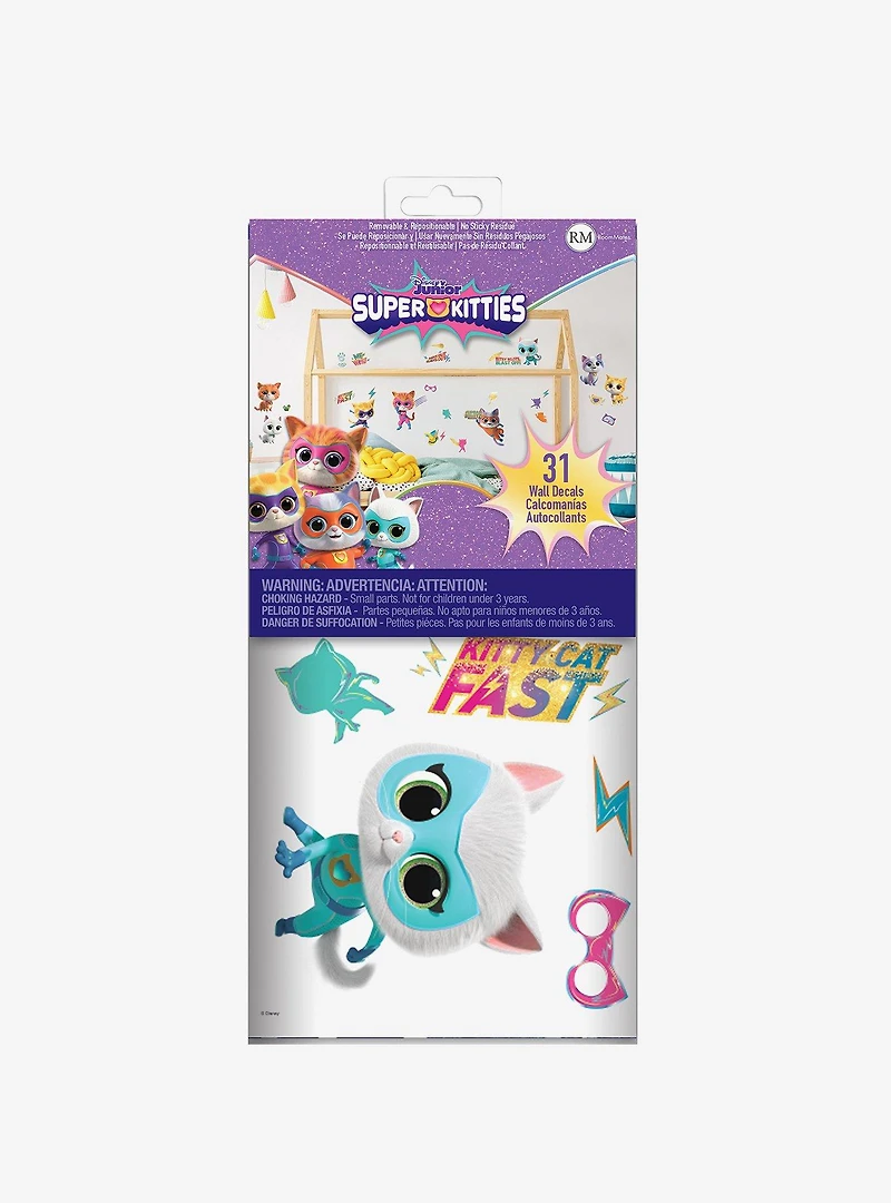 Disney Junior Super Kitties Wall Decal Kit