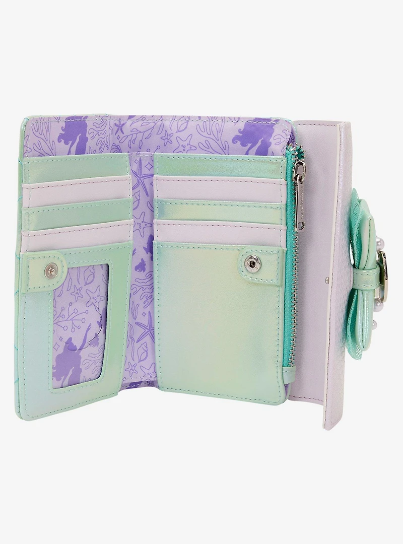 Loungefly Disney The Little Mermaid Ariel Iridescent Pearl Wallet