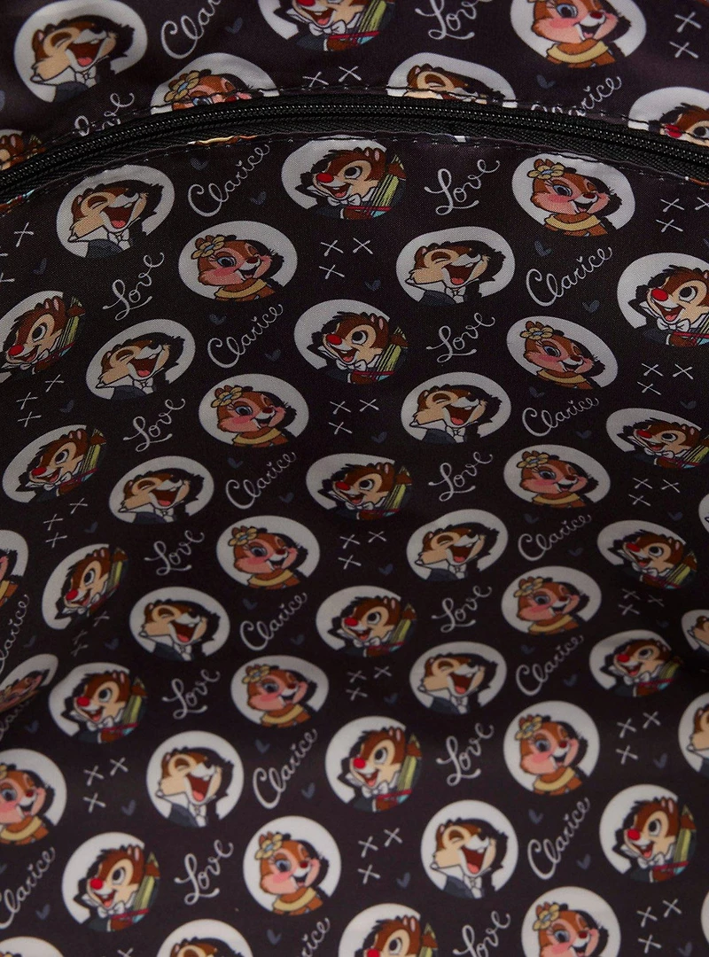 Loungefly Disney Chip 'n' Dale Two Chips & a Miss Tote Bag With Coin Purse