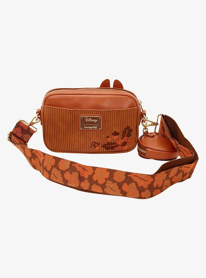 Loungefly Disney Chip 'n' Dale Split Crossbody Bag With Coin Purse
