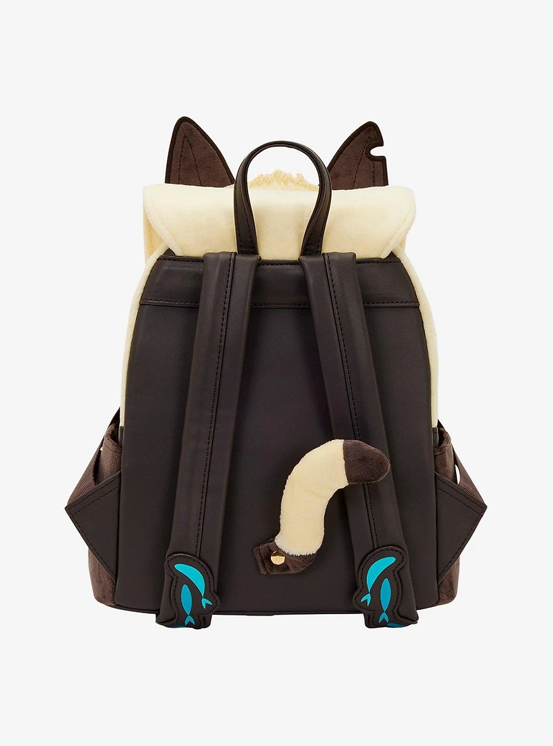 Loungefly Disney Pixar Luca Machiavelli Plush Figural Mini Backpack