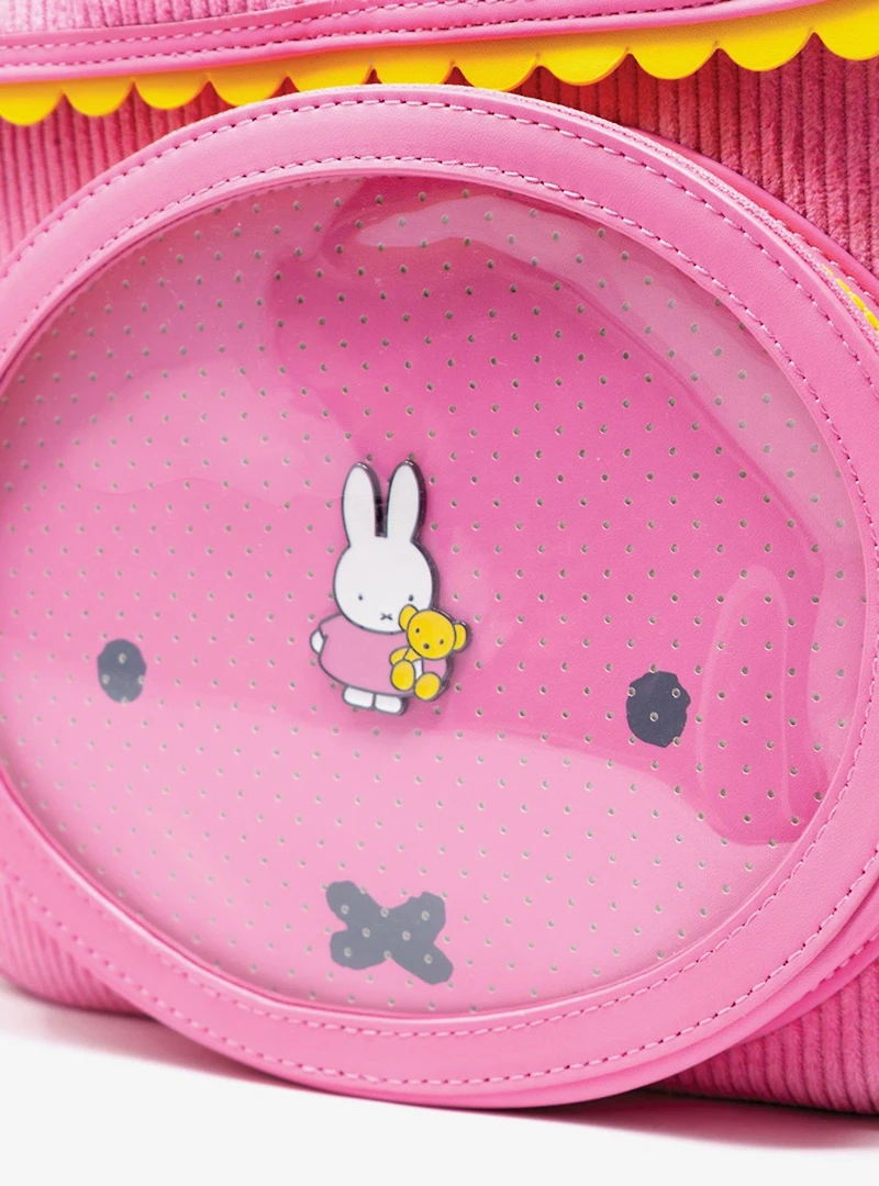 Whatever! Makes You Happy x Miffy Corduroy Pin Display Mini Backpack