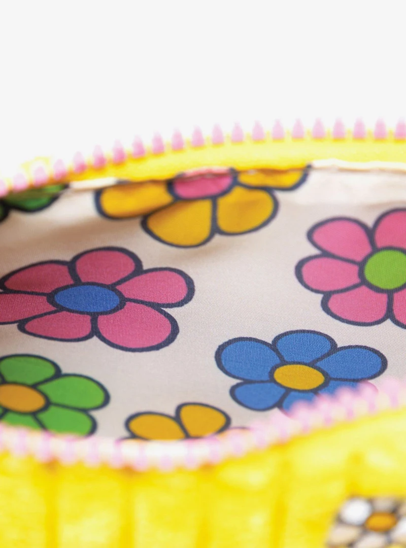 Whatever! Makes You Happy x Miffy Yellow Corduroy Crossbody Bag with Charm