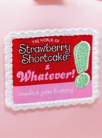 Whatever! Makes You Happy x Strawberry Shortcake Custard Plush Coin Purse with Strap