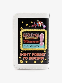 Whatever! Makes You Happy x Killer Klowns From Outer Space VHS Accordion Wallet