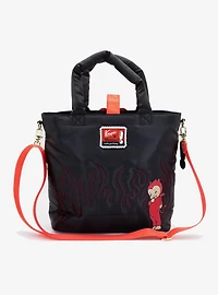 Whatever! Makes You Happy Kewpie Devil Puffy Tote Bag with Angel Charm