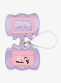 Whatever! Makes You Happy Kewpie Cat Bow Pearl Wristlet Cardholder