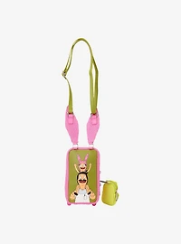 Loungefly Bob's Burgers Louise Figural Crossbody Bag with Glow-in-the-Dark Coin Purse