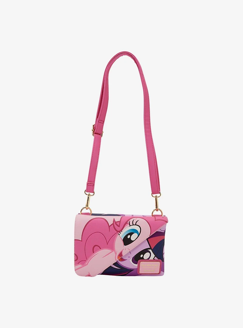 Loungefly My Little Pony Twilight Sparkle & Pinkie Pie Split Crossbody Bag