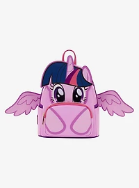 Loungefly My Little Pony Twilight Sparkle Glitter Figural Mini Backpack