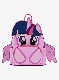 Loungefly My Little Pony Twilight Sparkle Glitter Figural Mini Backpack