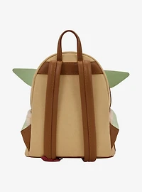 Loungefly Star Wars The Mandalorian Grogu & Armor Figural Mini Backpack