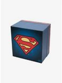 DC Comics Superman "Man of Steel" Red Enamel Signet Ring