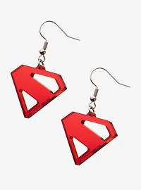 DC Comics Superman Acrylic Dangle Earrings