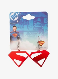 DC Comics Superman Acrylic Dangle Earrings