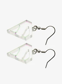 DC Comics Superman Iridescent Transparent Earrings