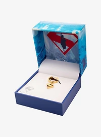 DC Comics Superman Logo Cut Out Huggie Earring