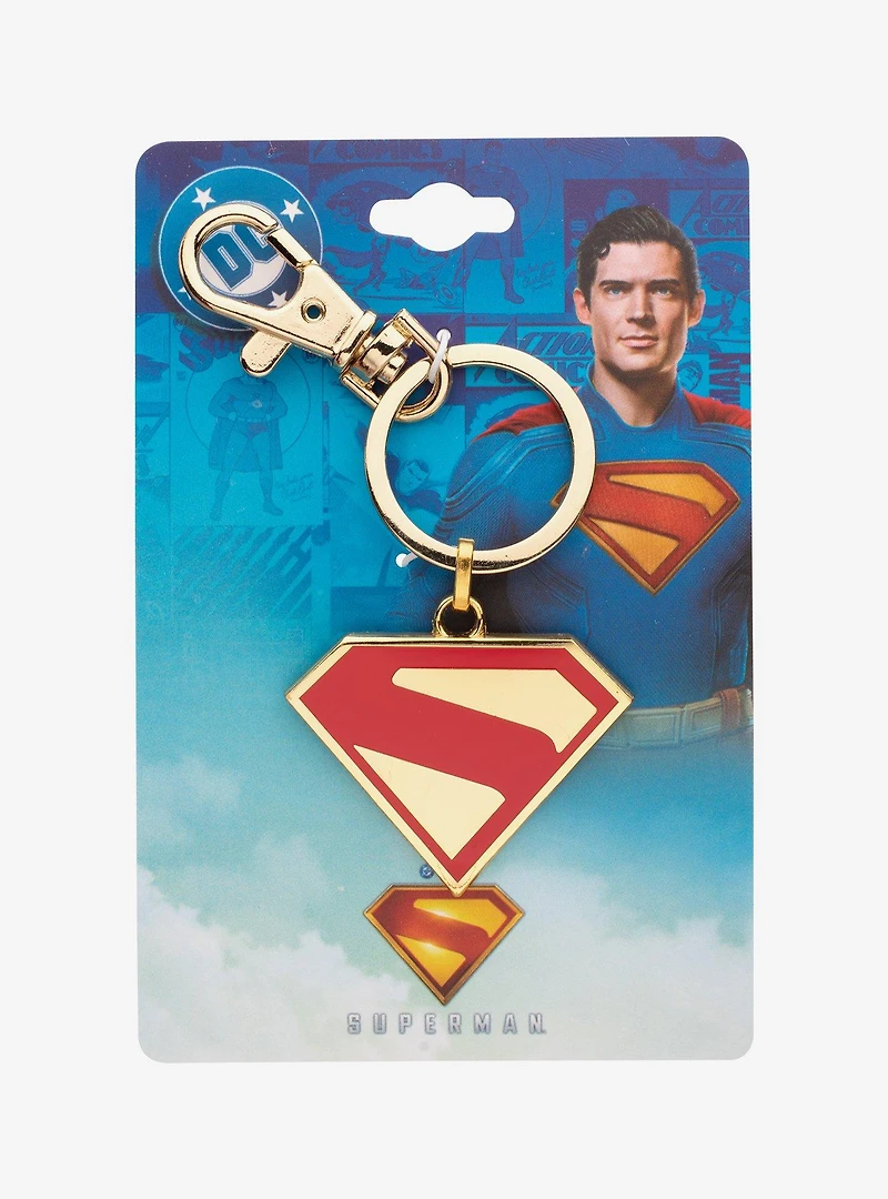 DC Comics Superman Movie Logo Keychain