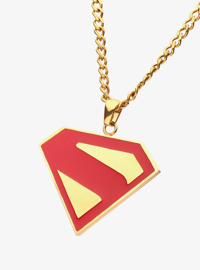 DC Comics Superman Logo Steel Necklace