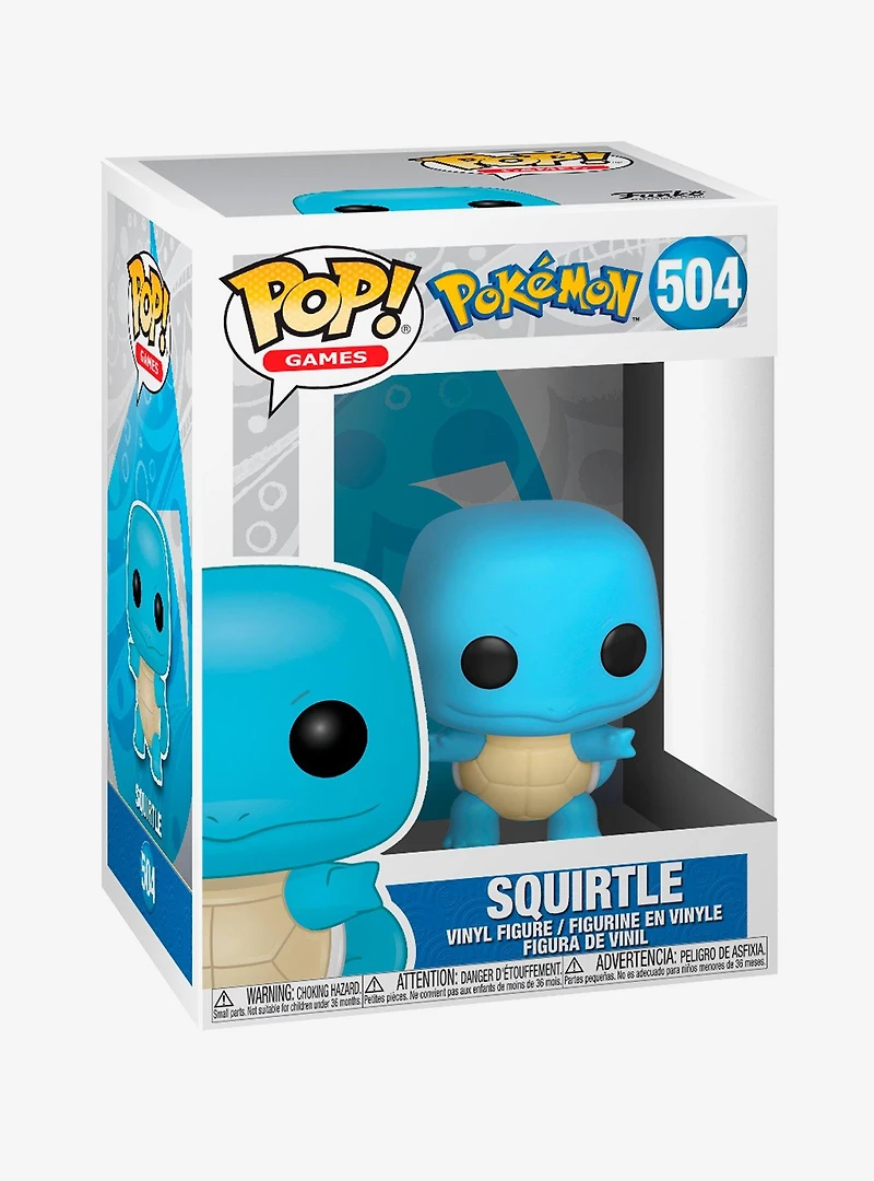 Funko Pop! Games Pokémon Squirtle Vinyl Figure