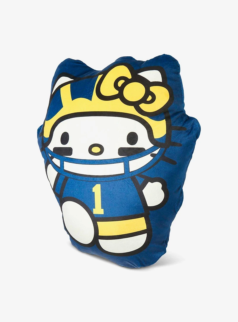 Michigan Wolverines Hello Kitty Football Player Small Cloud Pal