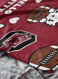 South Carolina Gamecocks Football Ready Hello Kitty Cloud Throw Blanket