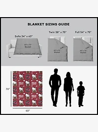 South Carolina Gamecocks Football Ready Hello Kitty Cloud Throw Blanket
