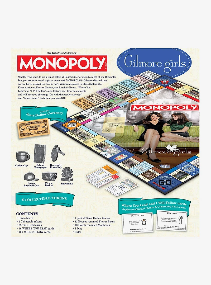 Gilmore Girls Monopoly Board Game