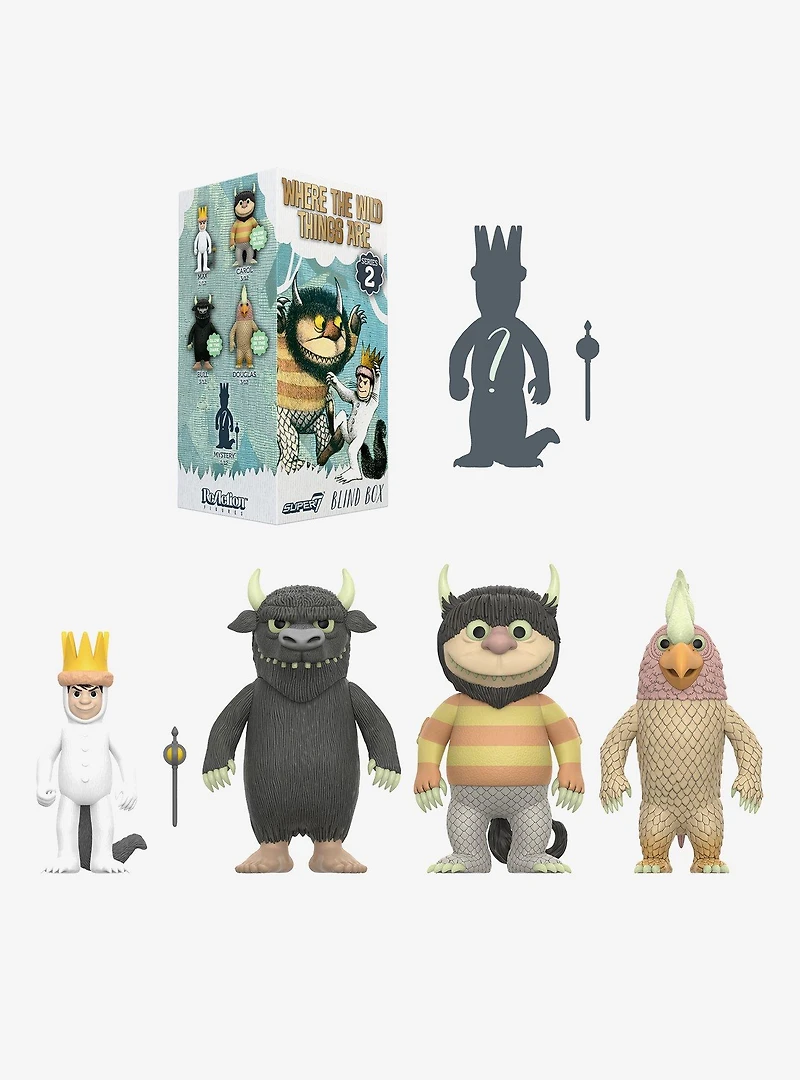 Super7 ReAction Where the Wild Things Are Series 2 Glow-in-the-Dark Blind Box Figure - BoxLunch Exclusive