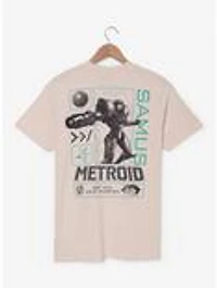 Nintendo Metroid Samus Tonal Portrait T-Shirt - BoxLunch Exclusive