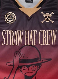One Piece Straw Hat Crew Monkey D. Luffy Basketball Jersey - BoxLunch Exclusive